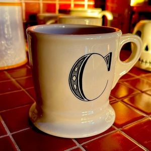 Anthropologie Letter C Mug